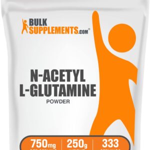 BulkSupplements.com L-Glutamine Powder – 8.8 oz