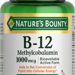 Nature’s Bounty B Vitamins 1000 mcg Tablet – 12 tablets