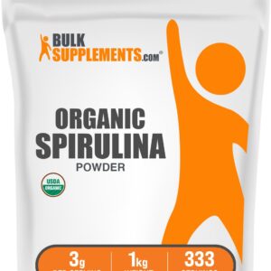 BulkSupplements.com Spirulina 3 g Powder – 3 g