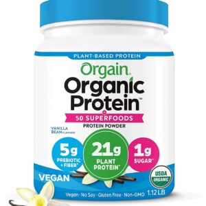 Orgain Vegan Protein Powder – 21 g