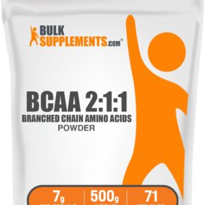 BulkSupplements.com BCAAs 1 g Powder – 1 g