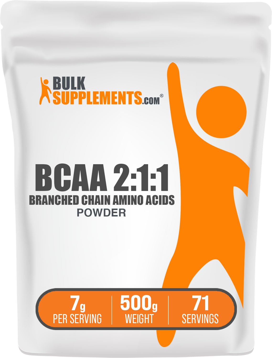 BulkSupplements.com BCAAs 1 g Powder – 1 g
