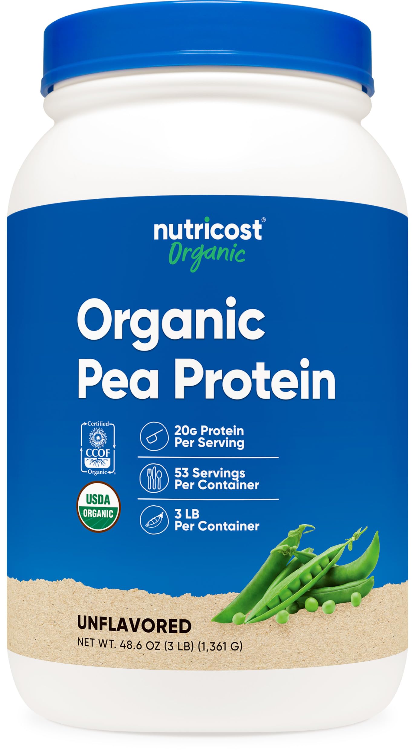 Nutricost Vegan Protein Powder – 3 LBS
