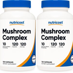 Nutricost Lion’s mane mushroom Capsule – 120 servings