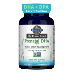 Garden of Life Algal omega-3 400 mg Softgel – 30 softgels