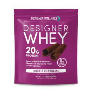 Designer Wellness, Double Chocolate, Designer Whey Protein Powder – 2 lb