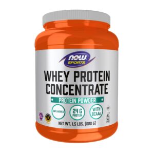 NOW Foods Whey Protein Powder – 24 g