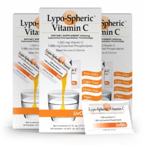 LivOn Laboratories Lypo–Spheric Vitamin C 1,000 mg Packet – 90 packets