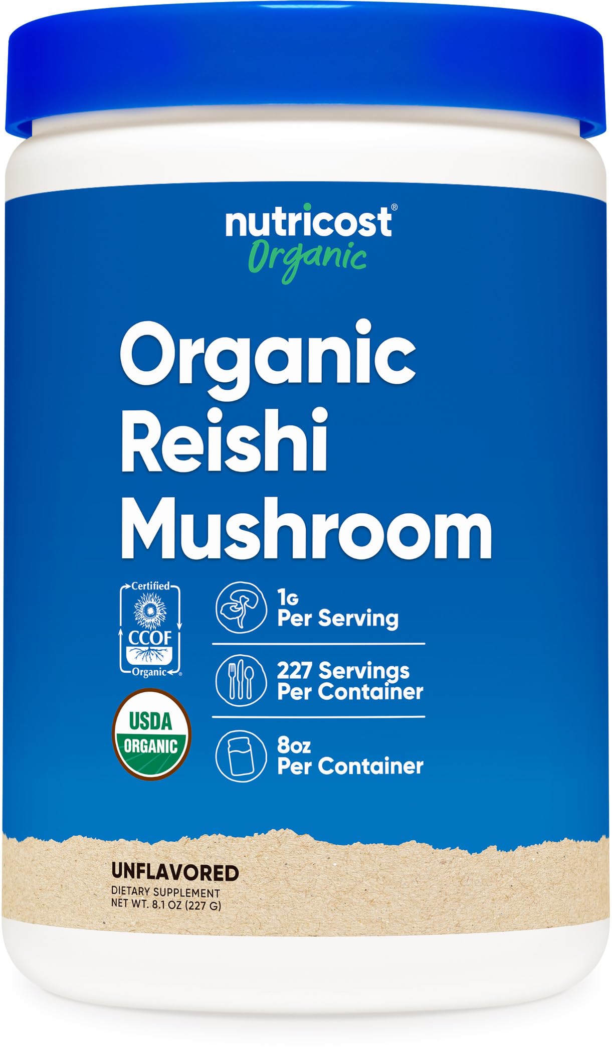 Nutricost Reishi mushroom Powder – 0.5 LB