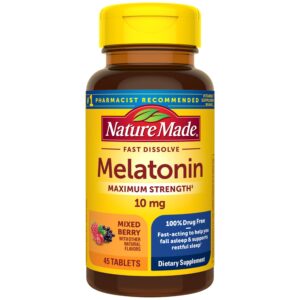 Nature Made Melatonin 10 mg Tablet – 45 tablets