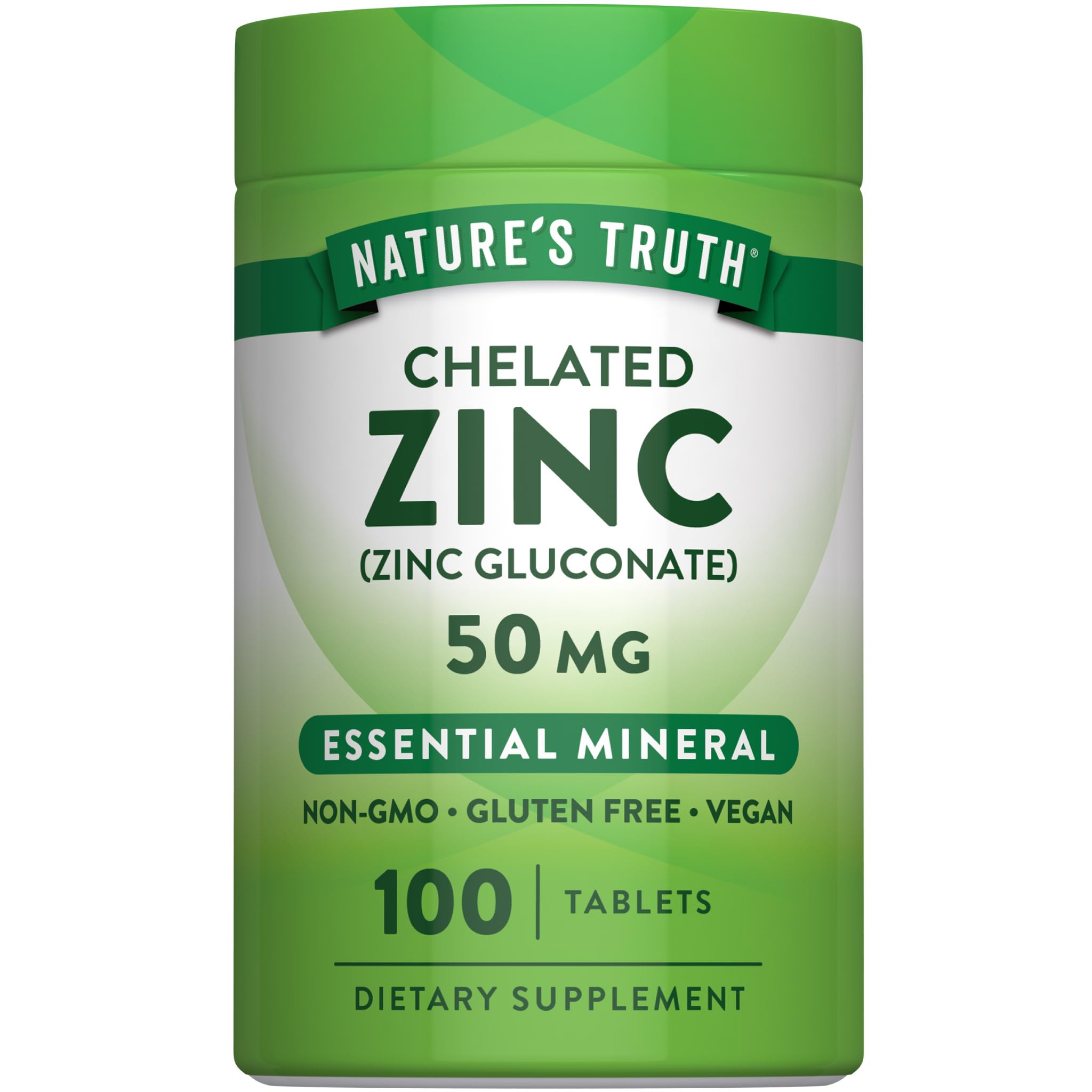Nature's Truth Zinc 50 mg Tablet – 100 tablets