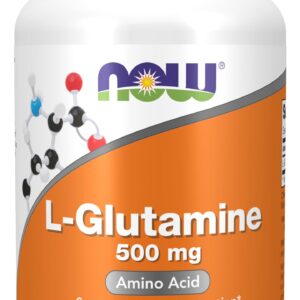 NOW Foods L-Glutamine 500 mg Capsule – 120 capsules