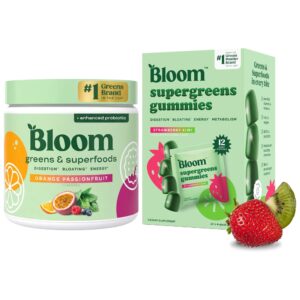 Bloom Super Greens Powders Gummy