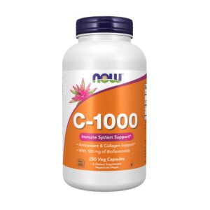 NOW Foods Vitamin C 100 mg Capsule – 250 capsules