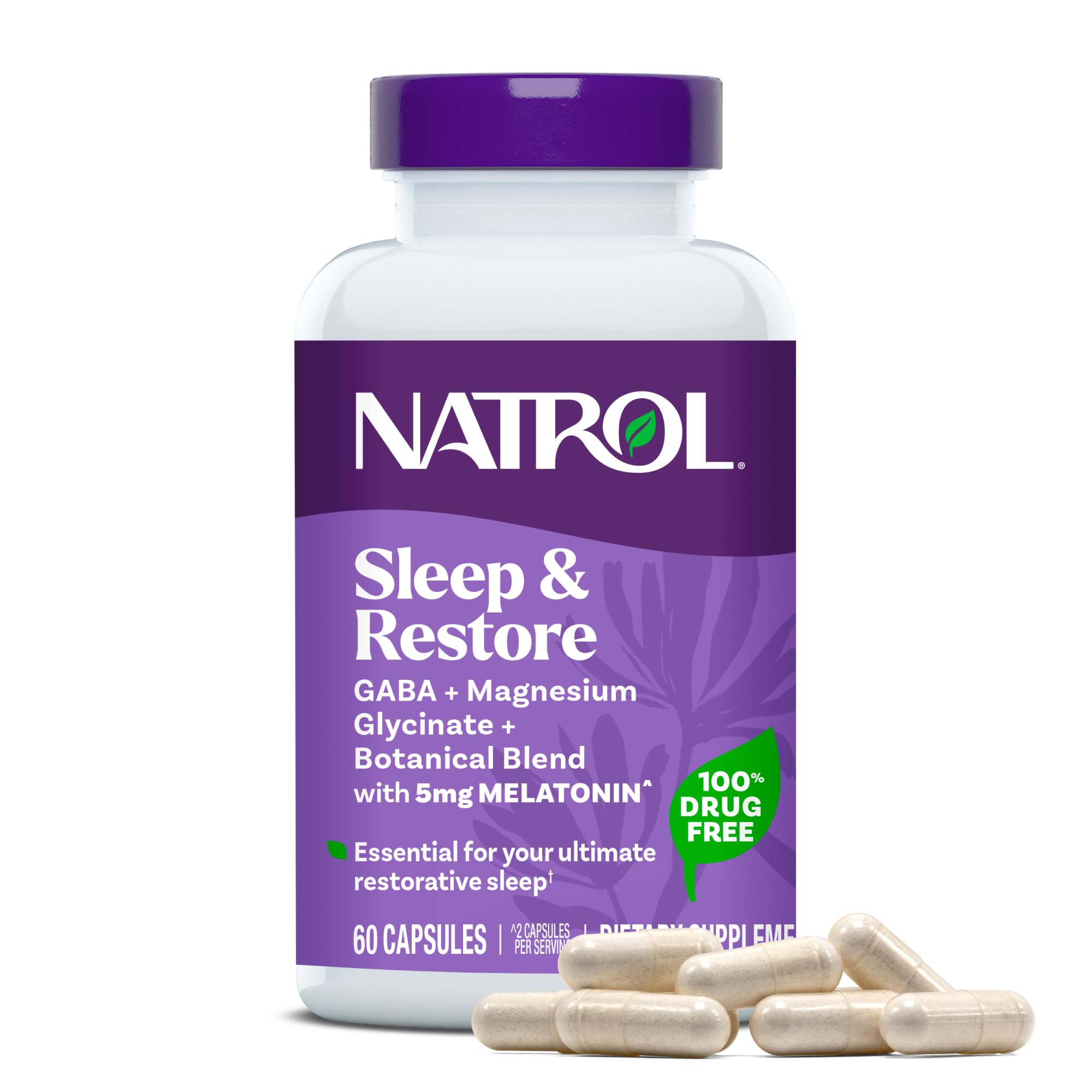 Natrol Magnesium glycinate/bisglycinate 5 mg Capsule