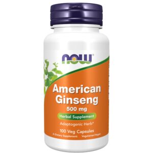 NOW American Ginseng Capsule – 100 capsules