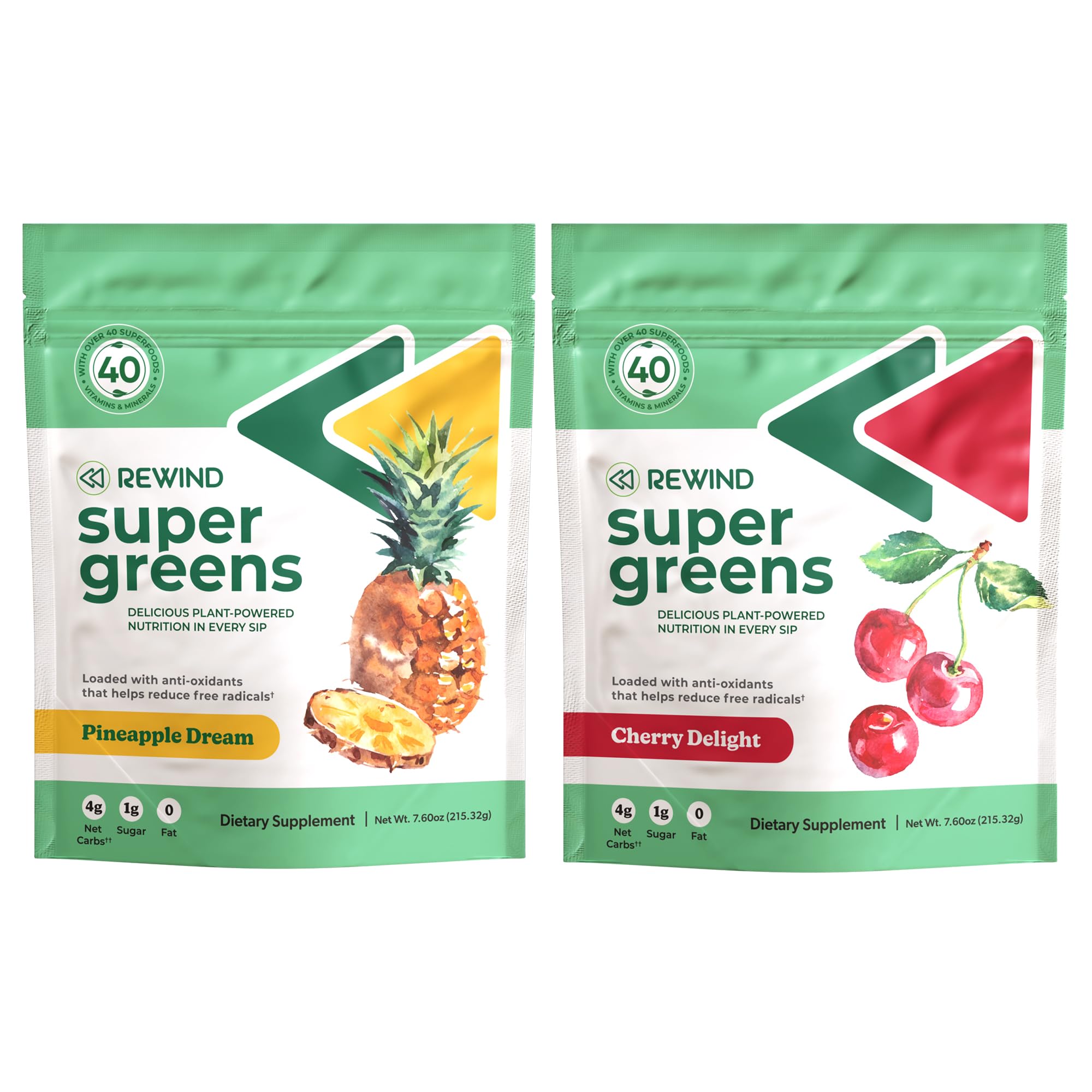 Rewind Super Greens Powders