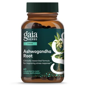 Gaia Herbs Ashwagandha 350 mg Capsule – 30 servings