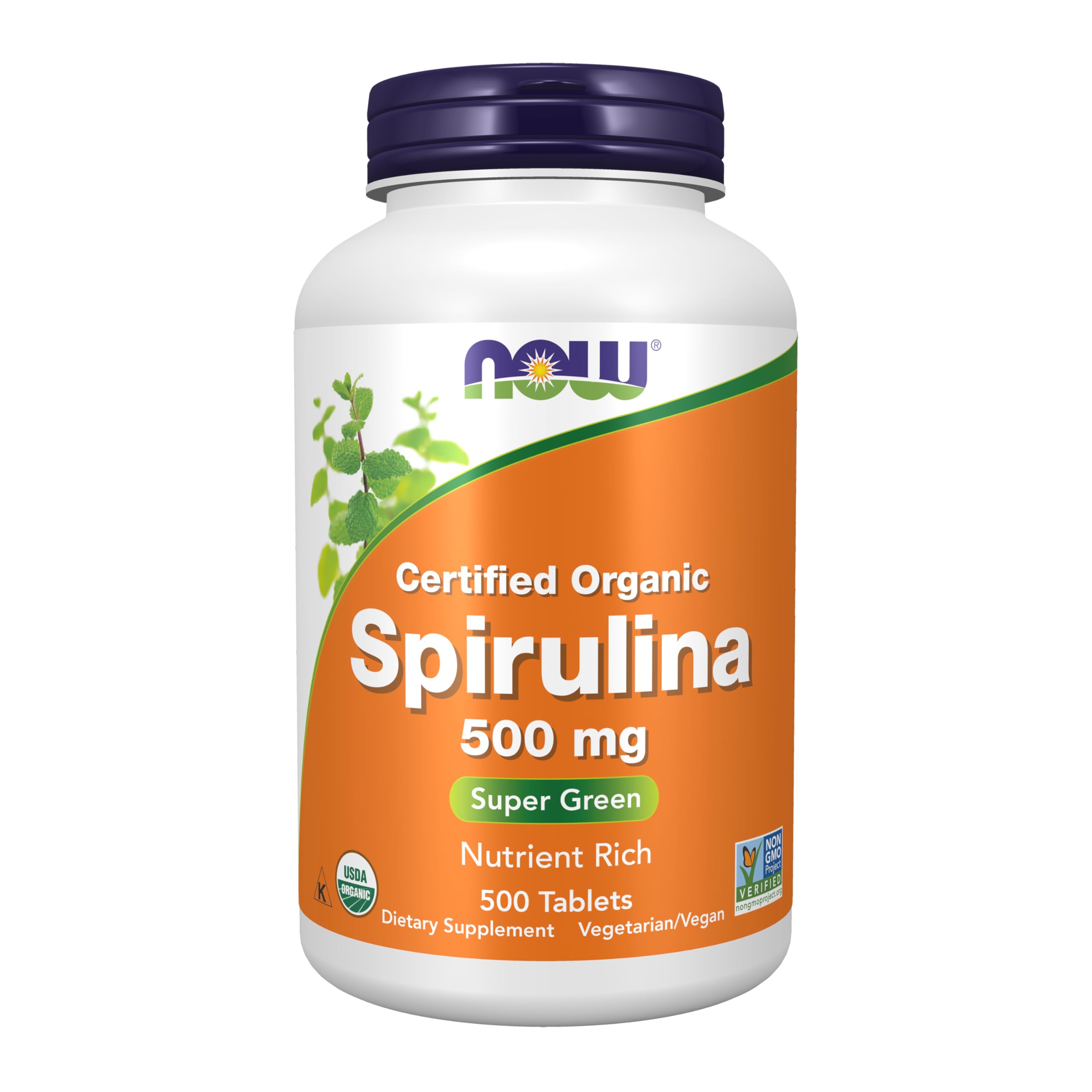 NOW Foods Spirulina 500 mg Tablet – 500 tablets