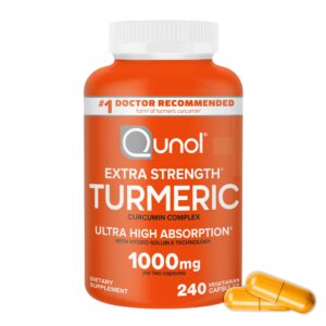 Qunol Curcumin/turmeric extract 1000 mg – 250 count