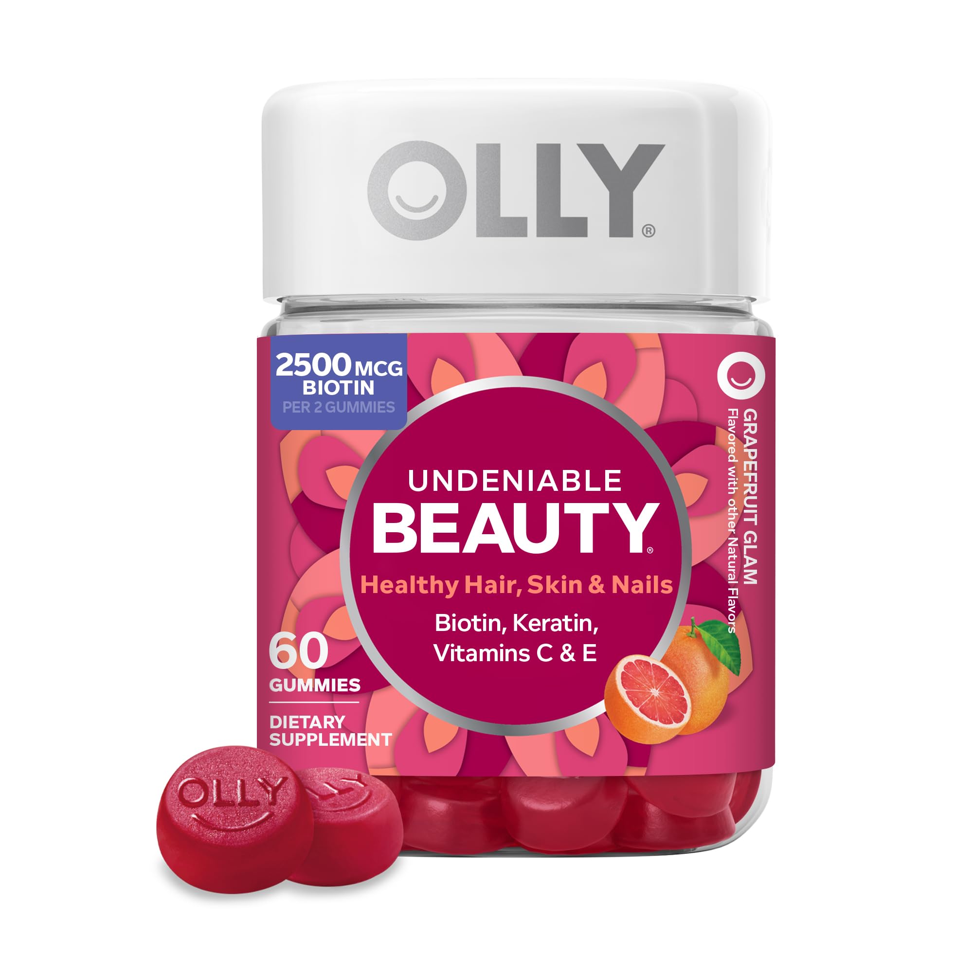 OLLY Hair Supplements Gummy – 60 count