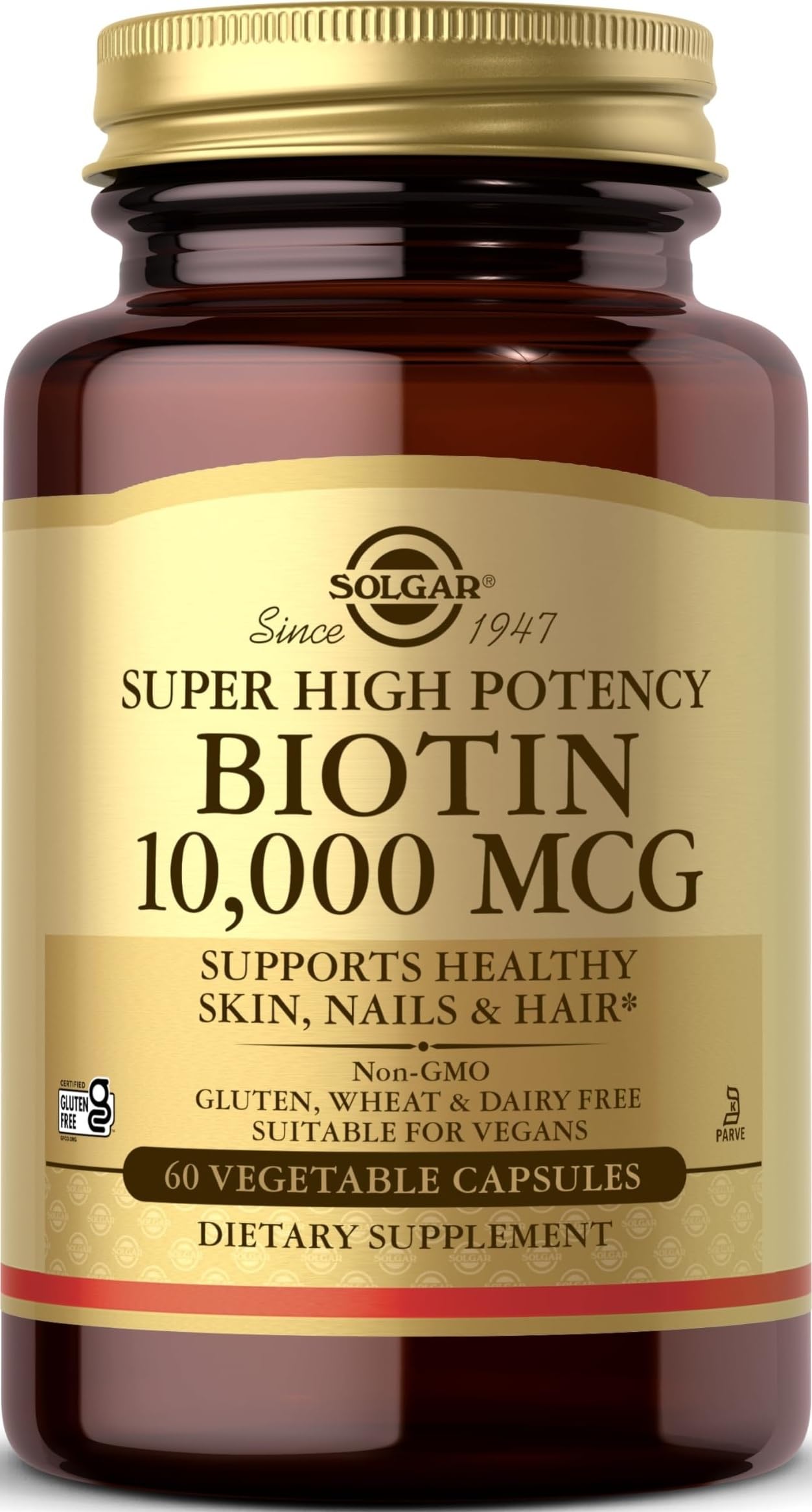 Solgar Biotin 10,000 mcg Capsule – 60 capsules