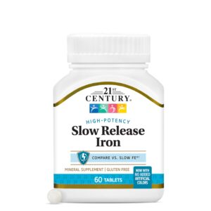 21st Century Iron 45 mg Tablet – 60 count
