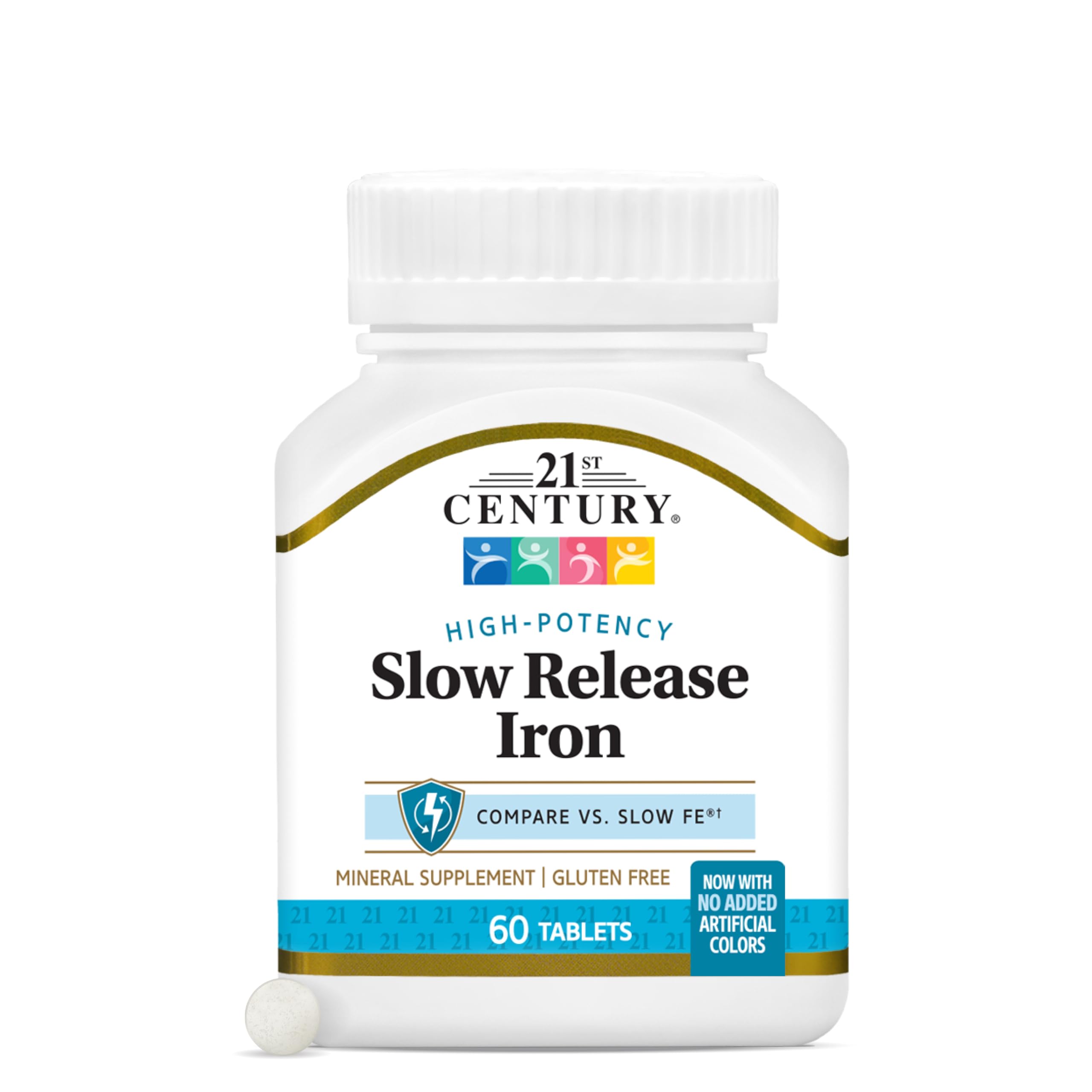 21st Century Iron 45 mg Tablet – 60 count