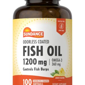 Sundance Fish oil omega-3 1200 mg Softgel – 100 softgels
