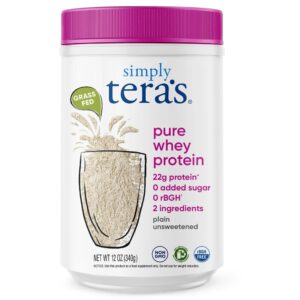 simply tera’s Pure Whey Protein Powder – 12 Oz