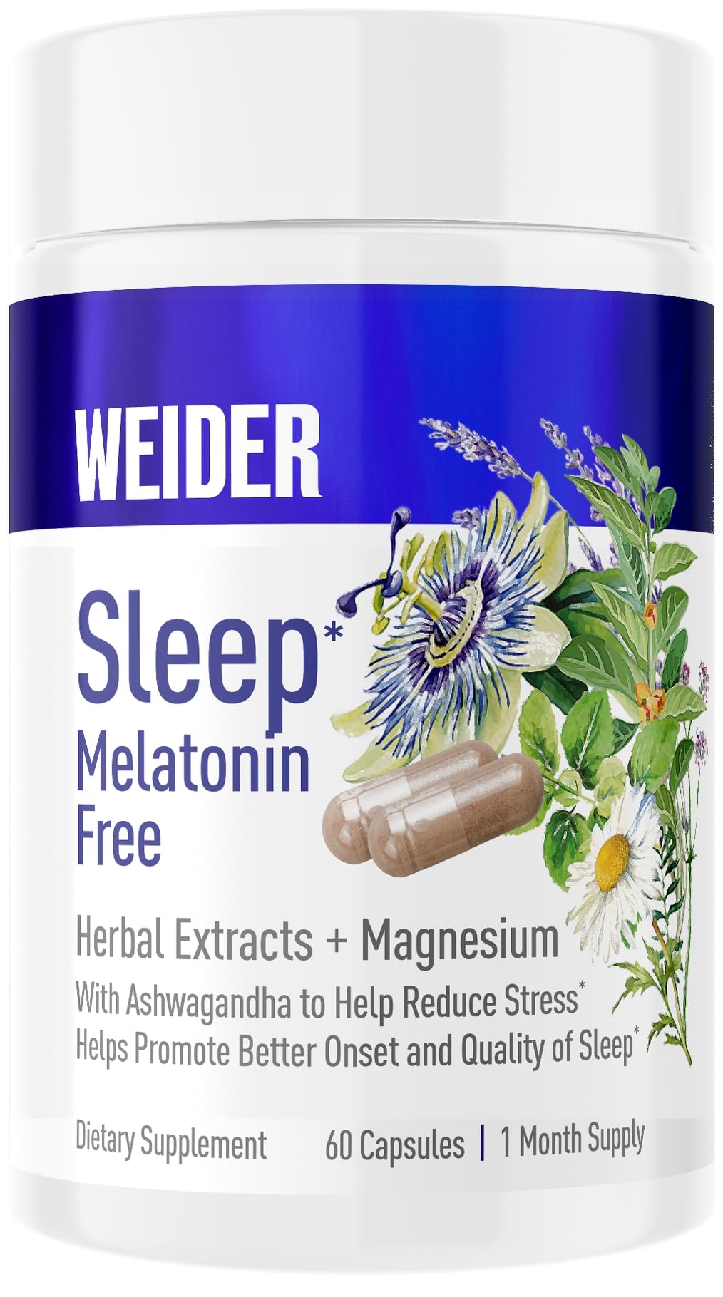 Weider Sleep Melatonin Capsule – 60 capsules