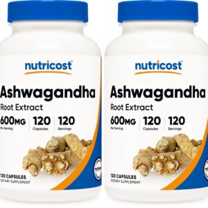 Nutricost Ashwagandha 600 mg Capsule – 120 capsules