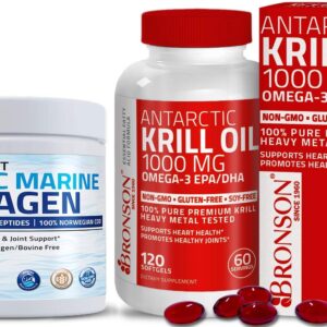Bronson Marine Hydrolyzed collagen peptides 1000 mg Powder
