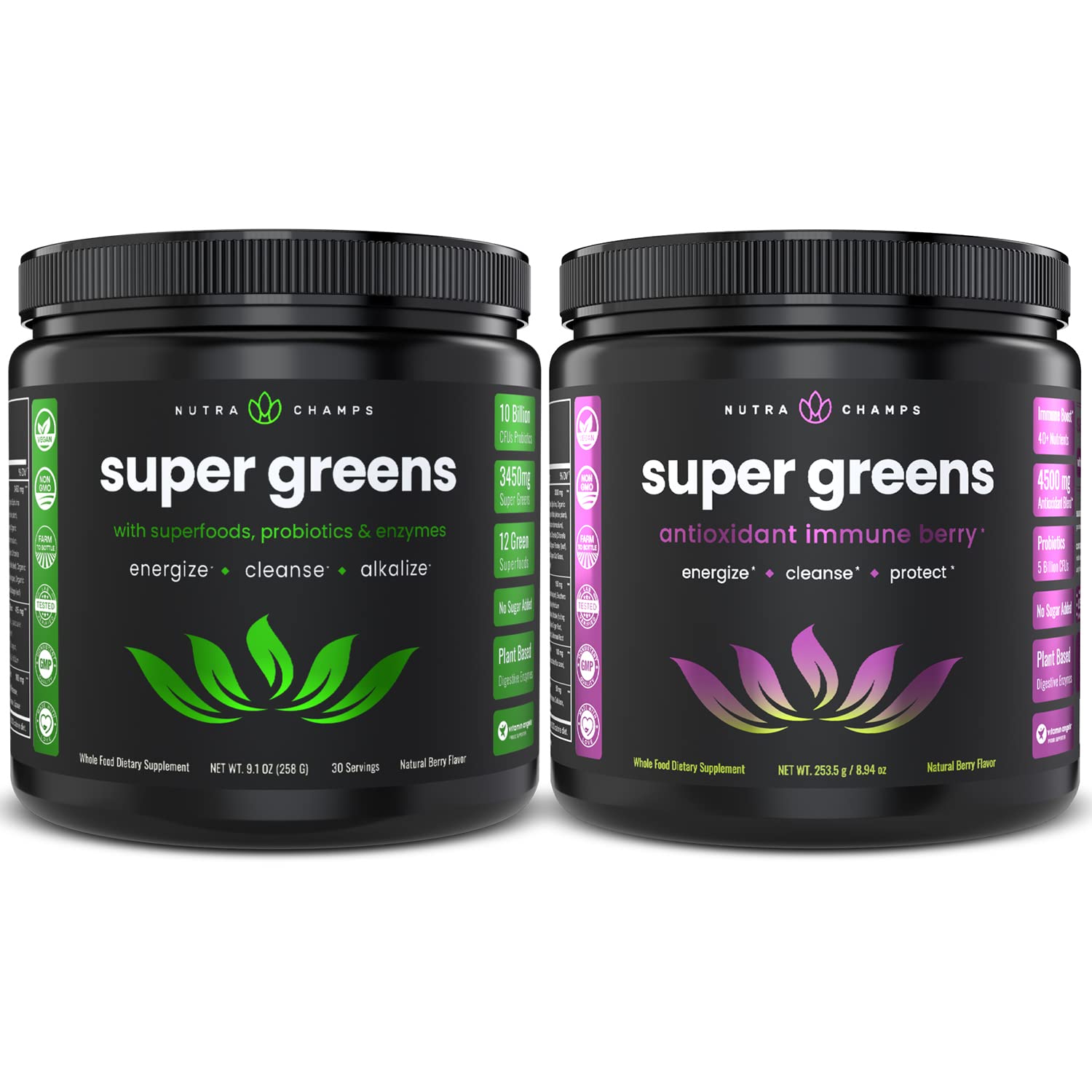 NutraChamps Super Greens Powders