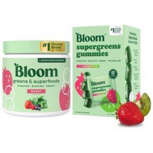 Bloom Super Greens Powders Gummy