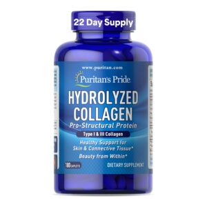 Puritan’s Pride Hydrolyzed collagen peptides 1000 mg