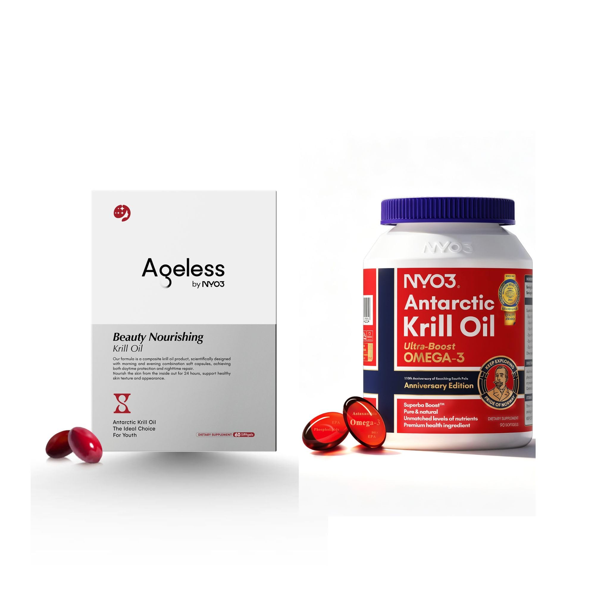 NYO3 1000mg Krill oil omega-3 1000 mg