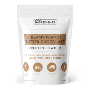 JUST INGREDIENTS Peanut Butter Choc Whey Protein Powder