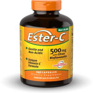 American Health Ester-C with Citrus Vitamin C 500 mg Capsule – 120 servings