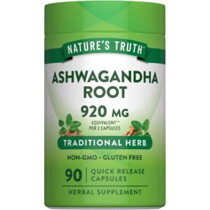 Nature’s Truth Ashwagandha Capsule – 90 count