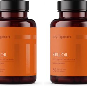 Olympian Labs Antarctic Krill oil omega-3 1000 mg Softgel – 60 softgels