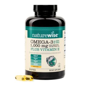 NatureWise Extra-Strength Fish oil omega-3 1000 mg Softgel – 180 softgels