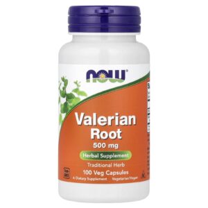 NOW Foods Valerian 500 mg Capsule – 100 capsules