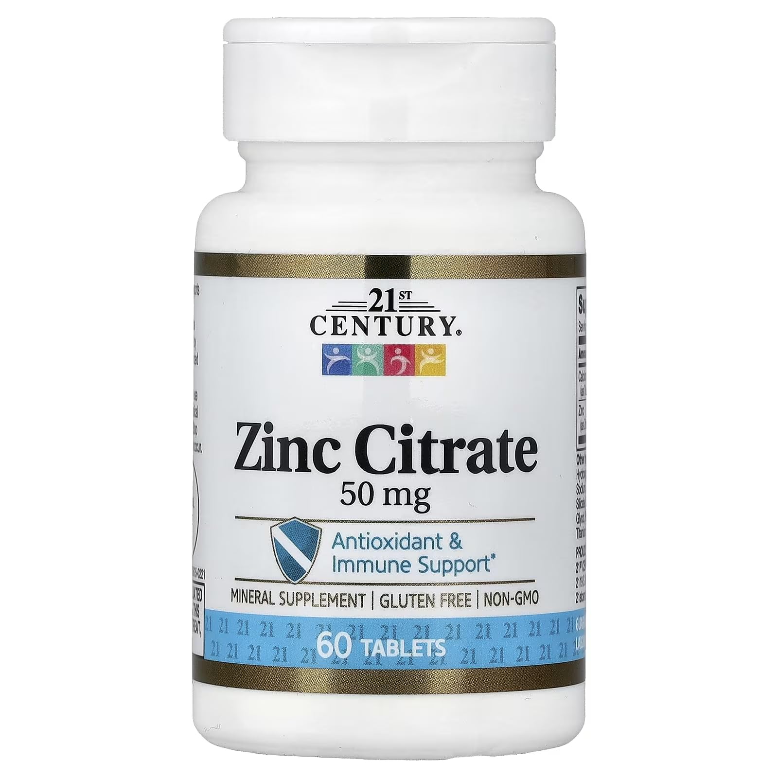 21st Century Zinc 50 mg Tablet – 60 count