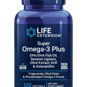 Life Extension Fish oil omega-3 Softgel – 120 softgels