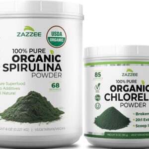 Zazzee USDA Organic Algal omega-3 Powder – 6 oz