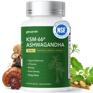GlowEver KSM-66 Ashwagandha Capsule – 60 capsules
