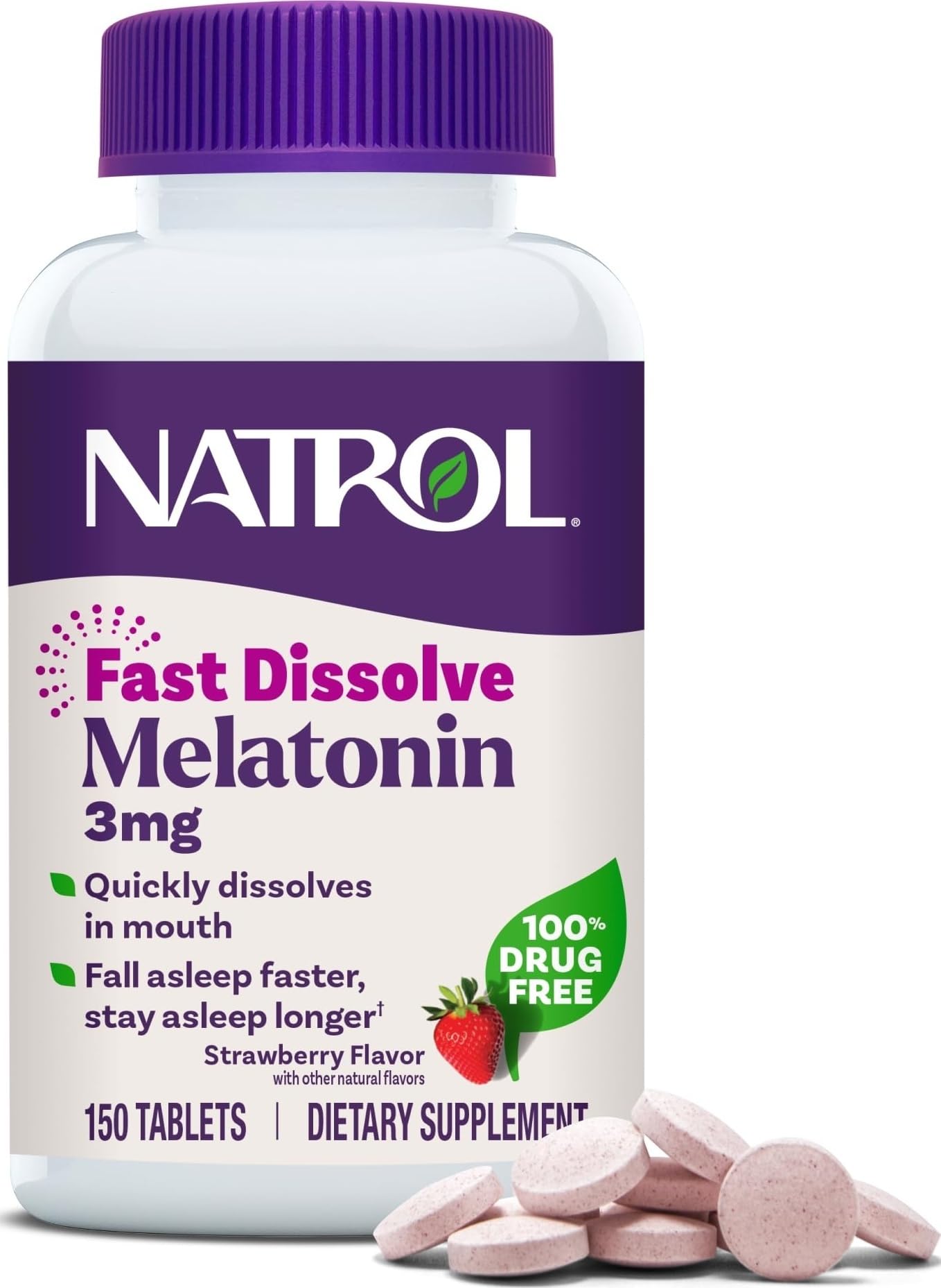 Natrol Melatonin 3 mg Tablet – 150 count