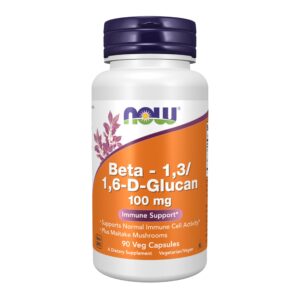 NOW Foods Mushroom Supplements 100 mg Capsule – 90 capsules