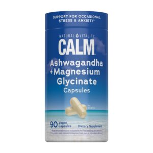 Natural Vitality Calm Magnesium glycinate/bisglycinate Capsule
